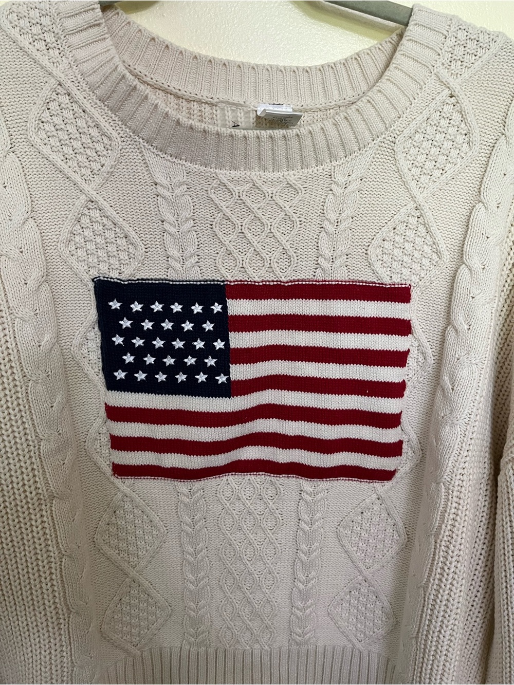 NEW Altar’d State AS Revival American USA Flag Sweater Size XL NWT - Picture 4 of 6